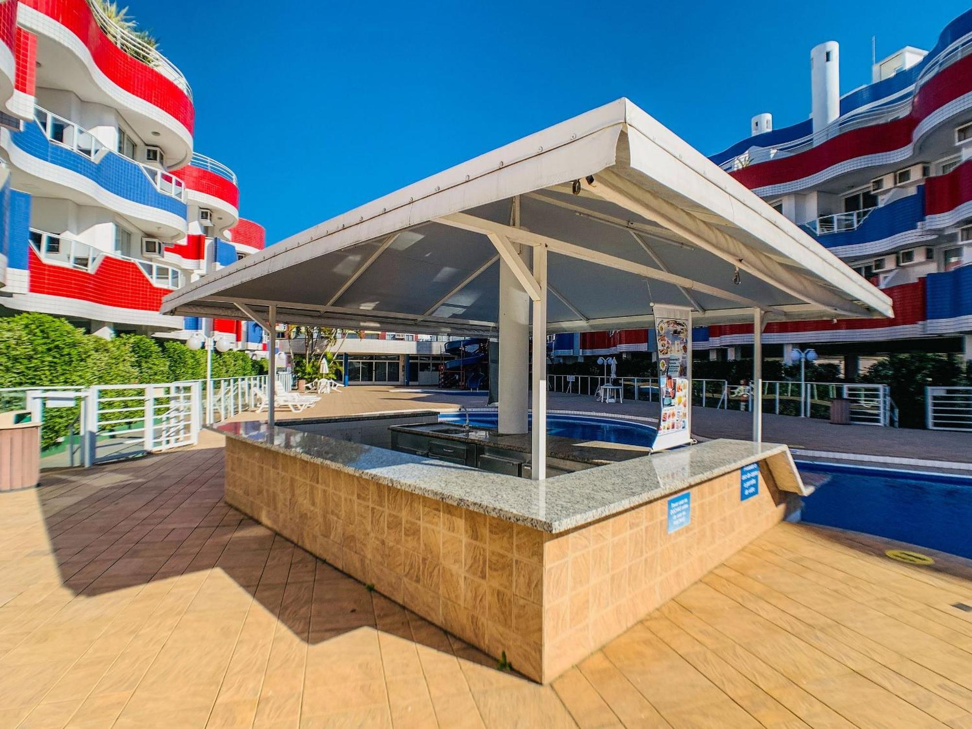 Vista Para O Mar E Piscina - Uw01F Флорианополис Экстерьер фото